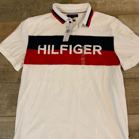 green yellow blue red tommy hilfiger shirt